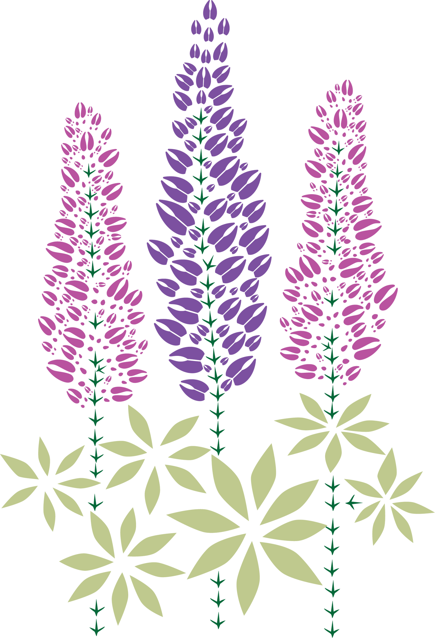 The Lupine Trio